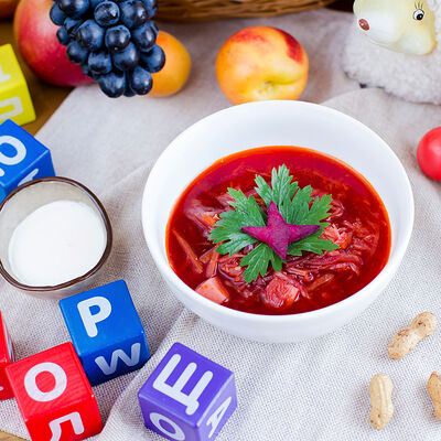 Борщ детский в MANANA по цене 200