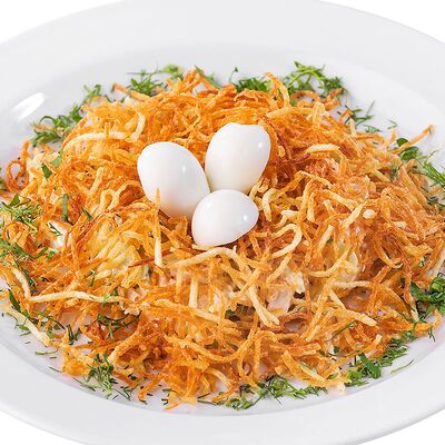 Салат гнездо глухаря в Трактиръ Кадриль по цене 462 ₽