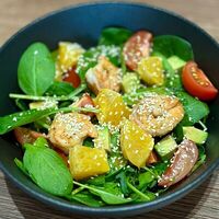 С креветками и апельсиновым соусом в Dada Art Bakery