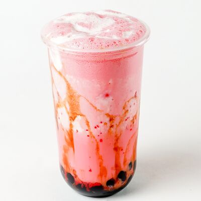 Розовая Матча в БАБЛ ТИ Bubble tea - Бабл джус по цене 550 ₽