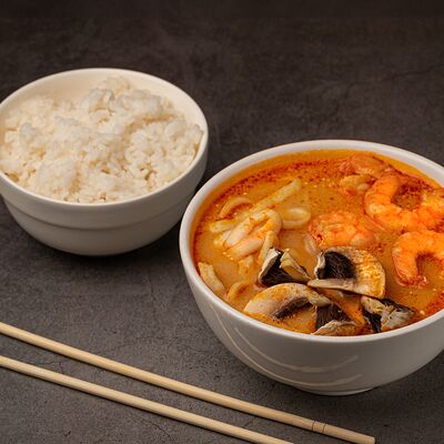 Том ям в Мистер Ки Pho Bo и Бабл чай по цене 640 ₽