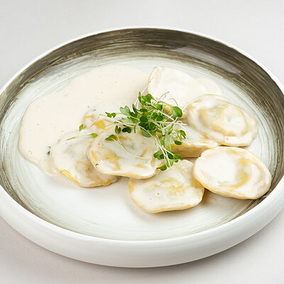 Равиоли с шампиньонами и сыром в Трай по цене 472 ₽