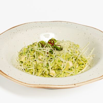 Ризонни с курицей и шпинатом в сливочном соусе в Парло Руссо по цене 690 ₽