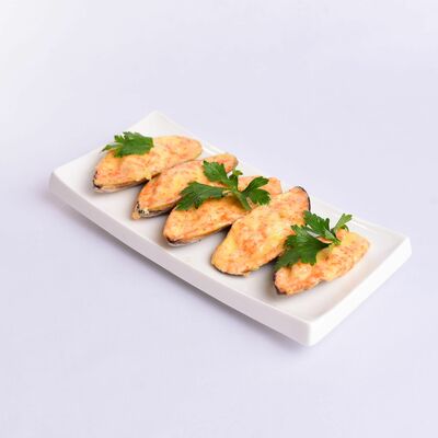 Мидии запеченные в Самое популярное кафе по цене 420