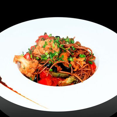 Гречневая лапша с овощами в Пусан по цене 500 ₽