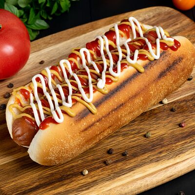 Хот-Дог Классический с куриной сосиской в BRO ШАВЕРМА по цене 311 ₽