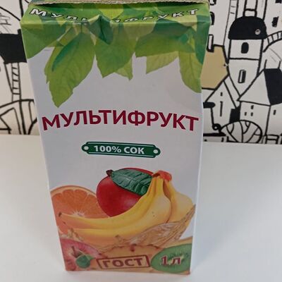 Сок мультифрукт Гоств Шаурма хаус по цене 130 ₽