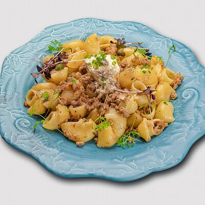 Макароны по-флотски в Жигули по цене 625 ₽