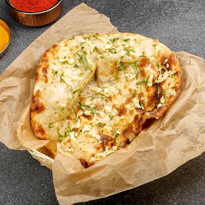 Чиз гарлик нан - Cheese Garlic Naan в Curry Индийская кухня по цене 380 ₽