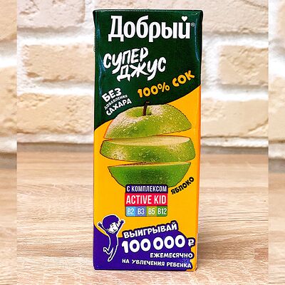 Сок Добрый Яблоко в Сытый Папа по цене 100 ₽