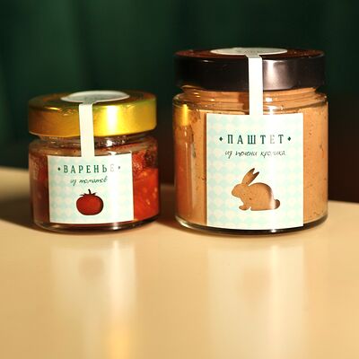 Паштет из печени кролика с вареньем из томатовв Вирид ярд по цене 588 ₽