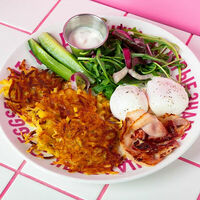 Драники с беконом в Eggsellent
