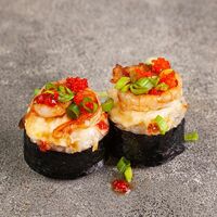 Запечённый с креветкой и сыром в КИДЗИ FISH