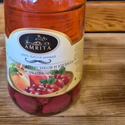 Компот из персиков и кизила Амрита в Мясо на углях Армянская кухня по цене 390 ₽