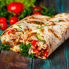 Логотип кафе Вкусная шаурма