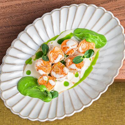 Гребешки с брокколи в ИВА по цене 1450 ₽