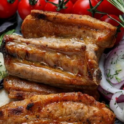 Свиные рёбрышки в Шашлычная ЛЕВ по цене 475 ₽