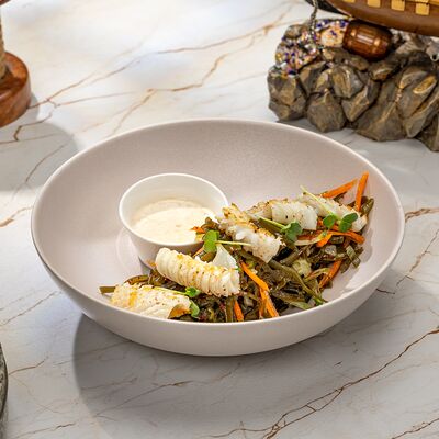 Салат с морской капустой и кальмаром в Семь футов по цене 490 ₽