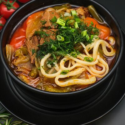 Лагман с говядиной в AL BARAKAT по цене 610 ₽