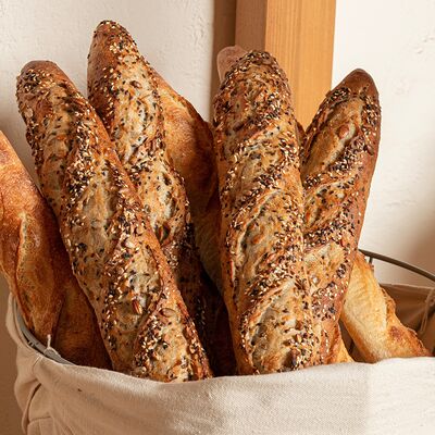 Зерновой багетв Булошная по цене 195 ₽