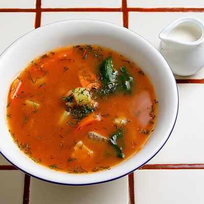 Уха с копчеными сливкамив Rakushka по цене 930 ₽