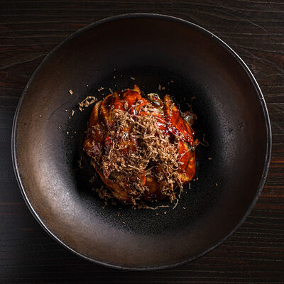 Копченый угорь с трюфельным пюре в KOJI по цене 1760 ₽