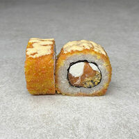 Лосось с мидиями в соусе Том Ям темпура в Risoy