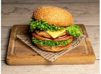 Чикен спайс бургер в Мегаполис