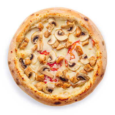 Пицца с курицей и грибами в Окинава по цене 840 ₽