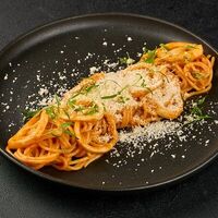 Паста с кальмаромв Игристые