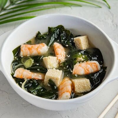 Мисо-суп с креветкой в Суши-бар Тунец по цене 419 ₽