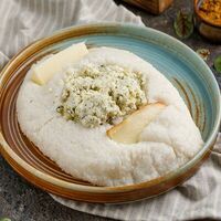 Мамалыга с тремя видами сыра в Баклажан в ТЦ 