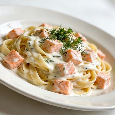 Паста с лососем в Легенда по цене 660 ₽