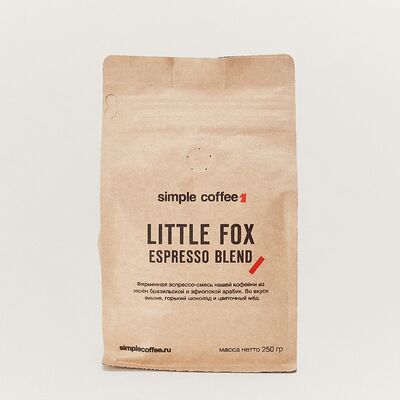 Кофе зерновой Little Fox Espresso Blend в Simple Coffee по цене 640 ₽