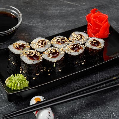 Мини-ролл с угрем в Sushi Pizza Top по цене 299 ₽