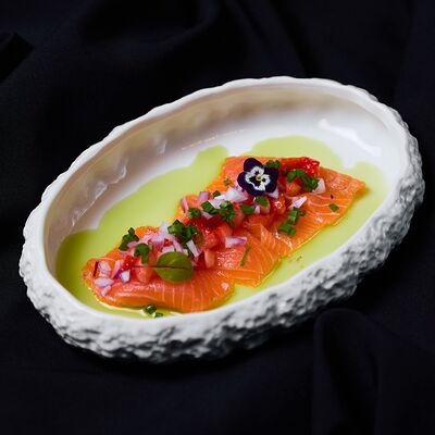Севиче из лосося в Эндорфин по цене 870 ₽