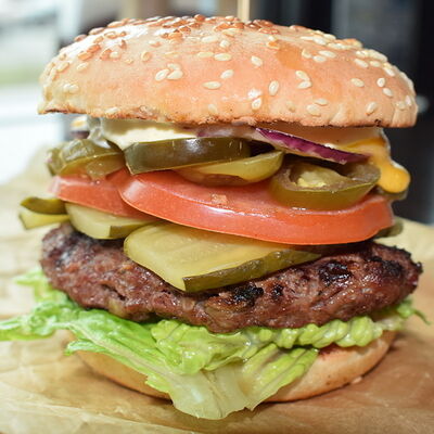 Бургер острый в Romero steak по цене 720 ₽