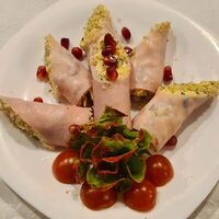 Рулетики из ветчины и сыра в Водопад