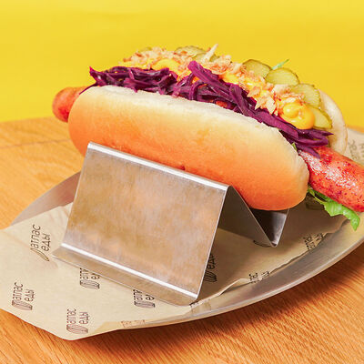 Хот-Дог с колбаской и луком фри в Атлас еды по цене 450 ₽