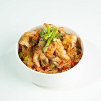 Чесночный рис с морепродуктами в ЁБИСАН