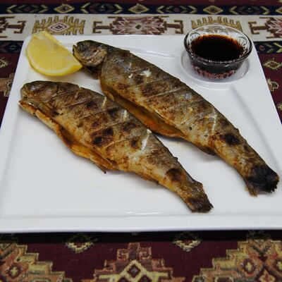 Форель на углях двойная в FastШашлык и Хинкали по цене 900 ₽