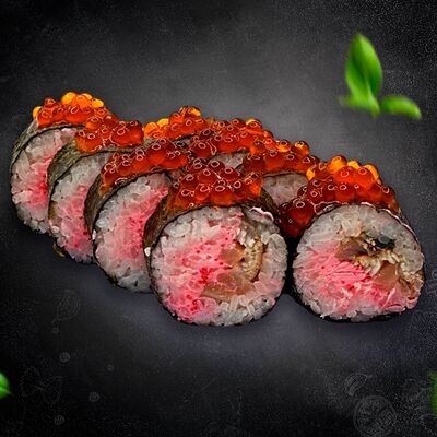 Ролл угорь-лосось в Sopranopizza по цене 510 ₽