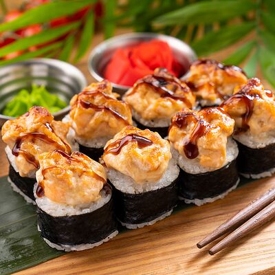 Ролл запеченный Хиросима в ЧиллДОМ по цене 580 ₽