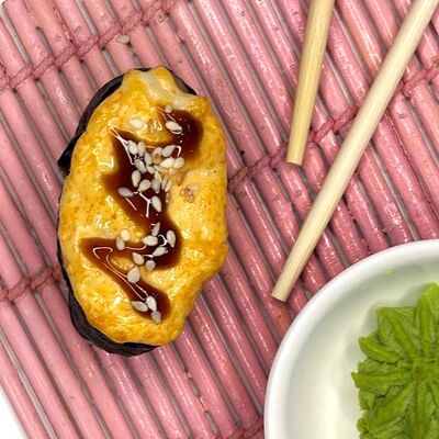 Гункан запеченный острый на выбор в Barbara Пироги/Пицца/Роллы по цене 240 ₽