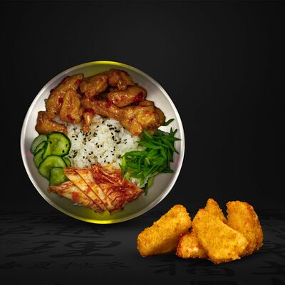 Азия ланч №6 в Yum Burger по цене 552 ₽