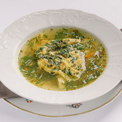 Суп Куриный с заатаром в Saviv по цене 750 ₽