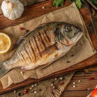 Дорадо на углях в Зизифора — грузинская кухня