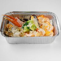 Сливочное плато с морепродуктами в Везёт и повезёт