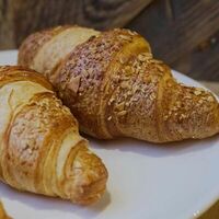 Круассан с шоколадом в Jeffrey's Coffeeshop