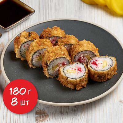 Темпура-ролл Калифорния в Я люблю суши по цене 799 ₽